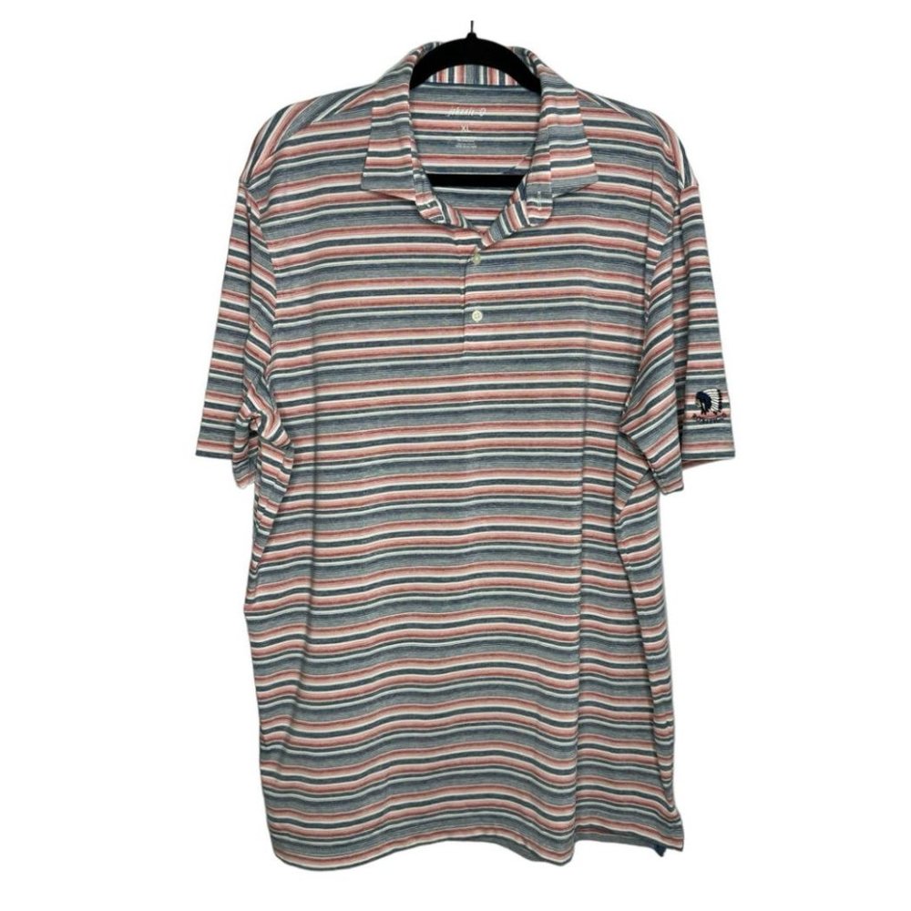 Johnnie-O Gully Striped Golf Polo Shirt